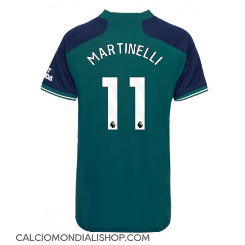 Maglie da calcio Arsenal Gabriel Martinelli #11 Terza Maglia Femminile 2023-24 Manica Corta